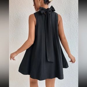 Luxe neck tie party formal evening dress